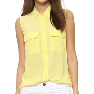 EQUIPMENT SLEEVELESS SLIM SIGNATURE TANK